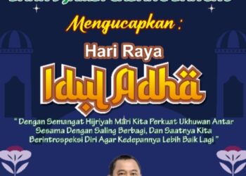 Pimpinan Bank 9 Jambi Cabang Bangko Deni Karyadi, SE, Mengucapkan Selamat Hari Raya Idul Adha 1445 H