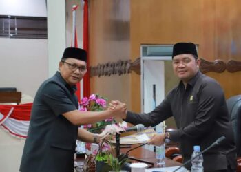 Penyampaian Nota Pengantar Rancangan Perubahan KUA dan PPAS APBD TA 2024 oleh Bupati, DPRD Gelar Paripurna 
