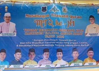 Tahun Mendekati Pilkada, Baliho MTQ Tingkat Kecamatan Seberang Kota Tanpa Ada Foto Wabup, Ada Apa Ini?
