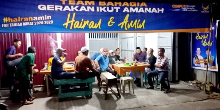 Inginkan Perubahan, Warga Lorong Purworejo Tegakkan Posko Pemenangan Hairan-Amin