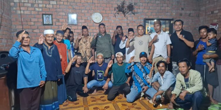 Silaturahmi ke Dusun Sri Menanti Desa Serdang Jaya, Masyarakat Inginkan H. Hairan Jadi Bupati