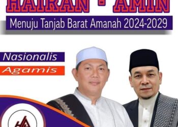 Difitnah dan Diterpa Isu Miring Jelang Pilkada Tanjab Barat, Popularitas Paslon Hairan-Amin Kian Tak Terbendung