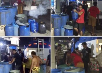 Peduli Masyarakat Terdampak Kemarau, Timses Hairan-Amin Kembali Salurkan Air Bersih di Kelapa Gading