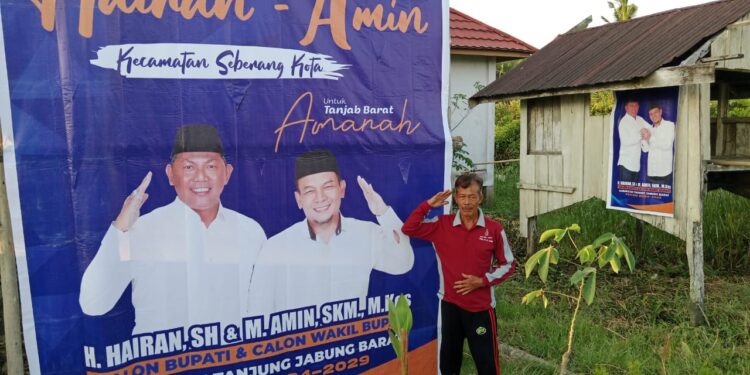 Dirikan Posko Pemenangan, Warga Kecamatan Seberang Kota Siap Menangkan Hairan-Amin