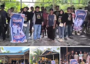 Roadshow Politik ke Seko, Tim Milenial Disambut Antusias Masyarakat yang Siap Menangkan Hairan-Amin 