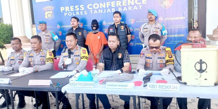 Bakar Lahan, S Warga Indragiri Hilir Diamankan Polres Tanjab Barat,  Terancam Hukuman 10 Tahun Penjara