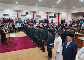 DPRD Tanjab Barat Gelar Rapat Paripurna Pelantikan 35 Anggota Dewan Terpilih Periode 2024-2029