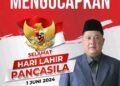 Direktur RSUD Bangko dr. H. Irwan Kuriawan, Mengucapkan Selamat Hari Lahir Pancasila Tahun 2024