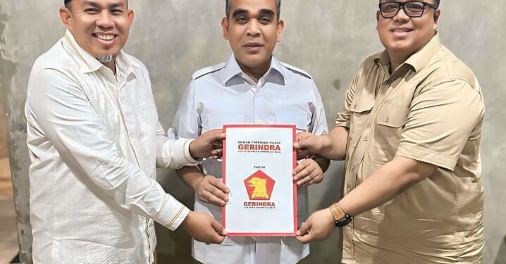 HAR-Guntur Terima Rekom Partai Gerindra