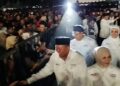 Cerianya H Abdul Rahman di Lautan Massa saat Deklarasi Pasangan Pilwako Jambi