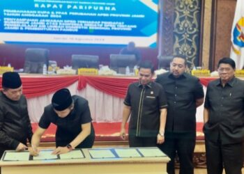 DPRD Provinsi Jambi Gelar Rapat Paripurna KUPA dan PPAS Perubahan APBD 2024