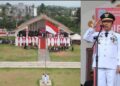 Detik Proklamasi Kemerdekaan RI ke-79, Merah Putih Berkibar di Langit Merangin