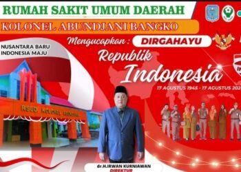 RSUD Kolonel Abunyani Bangko Ucapkan HUT RI ke 79