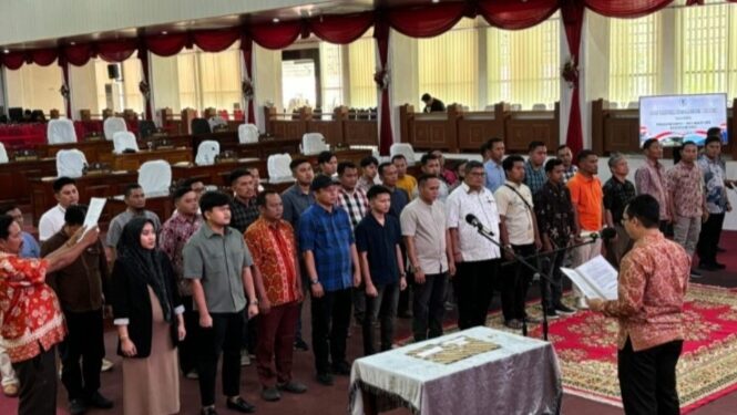 35 Anggota DPRD Merangin 2024-2029 Dilantik Besok, Setwan Gelar Gladi Bersih