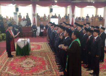Resmi Dilantik, Ini nama-nama 35 Anggota DPRD Merangin Periode 2024-2029