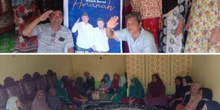 Dukungan Semakin Meluas, Emak-Emak Kecamatan Pengabuan Nyatakan Siap Menangkan Hairan-Amin