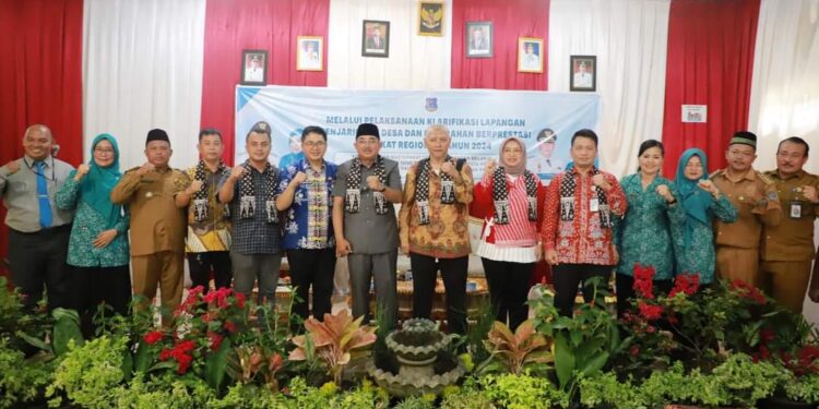 Bupati Tanjabbar Sambut Kunjungan Ketua Tim Klarifikasi Lomba Kelurahan Tingkat Regional