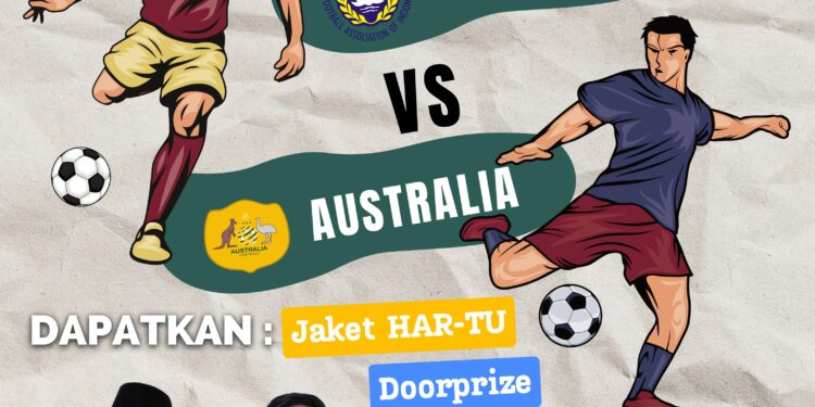 Ayo Nobar Indonesia Vs Australia di Posko Centre Rahman – Guntur