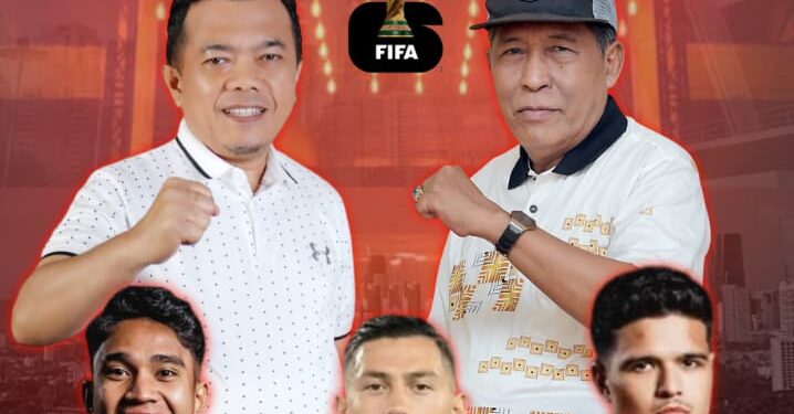 Nobar Bersama Haris-Sani Indonesia Vs Australia Kualifikasi Piala Dunia di Posko Pemenangan Rumah Besamo