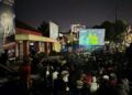 Seru, Nobar Indonesia vs Australia di Center Rahman – Guntur