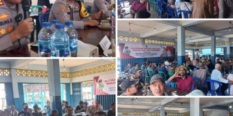 Polres Tanjab Barat Gelar Coffe Morning Bersama Awak Media Jelang Pilkada Serentak 