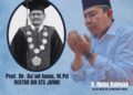 H Abdul Rahman Ungkapkan Duka Citanya Untuk Rektor UIN Sulthan Thaha Saifudin Jambi Asad Isma