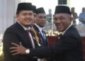 Muhammad Rifaldi Resmi Ketua DPRD Merangin, Herman dan Fahmi Wakil