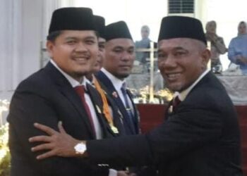 Muhammad Rifaldi Resmi Ketua DPRD Merangin, Herman dan Fahmi Wakil