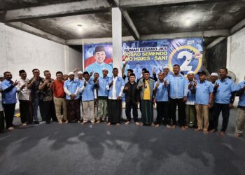 Tokoh Masyarakat 11 Kelurahan Jambi Kota Seberang Dukung Haris-Sani