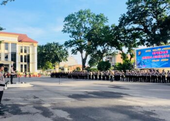 Polda Jambi Gelar Apel Gelar Pasukan Operasi Zebra Siginjai 2024, Ini Sasarannya
