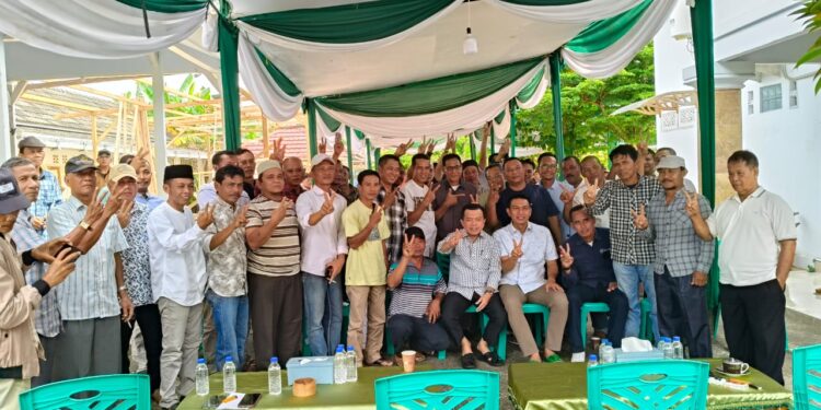 Di Kediaman Fadhil Arief, Al Haris Silaturahmi dengan Tim Fadhil Arief Tangguh