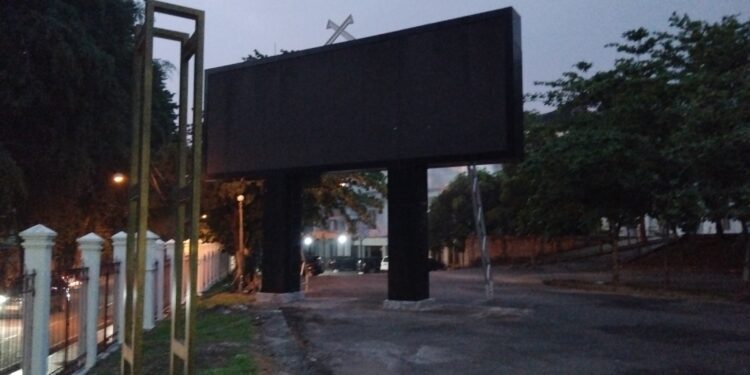 Telan Anggaran Milyaran Rupiah, Kini Videotron Kebanggan DPRD Provinsi Jambi Sudah 1 Bulan Tak Hidup