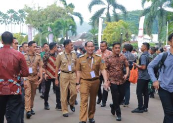 Pjs. Bupati Tanjabbar Hadiri Rakornas Tahun 2024 di SICC Bogor