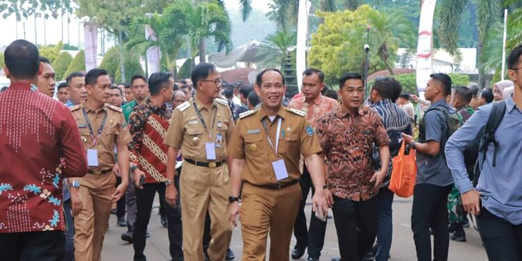 Pjs. Bupati Tanjabbar Hadiri Rakornas Tahun 2024 di SICC Bogor
