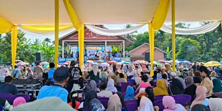 Ribuan Warga Tebo Ulu Silaturahmi Bersama Al Haris