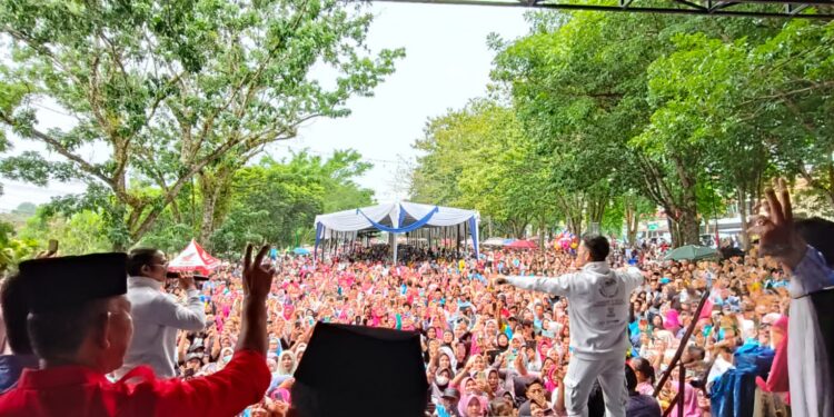 Kampanye Akbar Dihadiri Puluhan Ribu Masyarakat, H Abdul Rahman-Guntur Siap Membawa Kota Jambi Lebih Maju