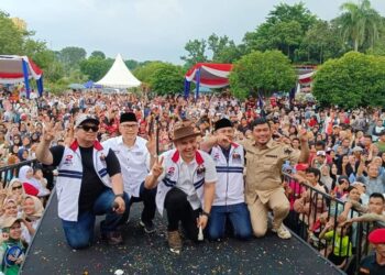 Kampanye Akbar Dihadiri Puluhan Ribu Masyarakat, H Abdul Rahman-Guntur Siap Membawa Kota Jambi Lebih Maju