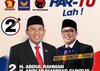 Tak Seperti Calon Lain, H Abdul Rahman dan H Andi Muhammad Guntur Tidak Omon-omon