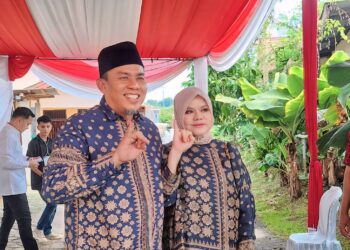 H Abdul Rahman Gunakan Hak Pilih di TPS 4 Pematang Sulur