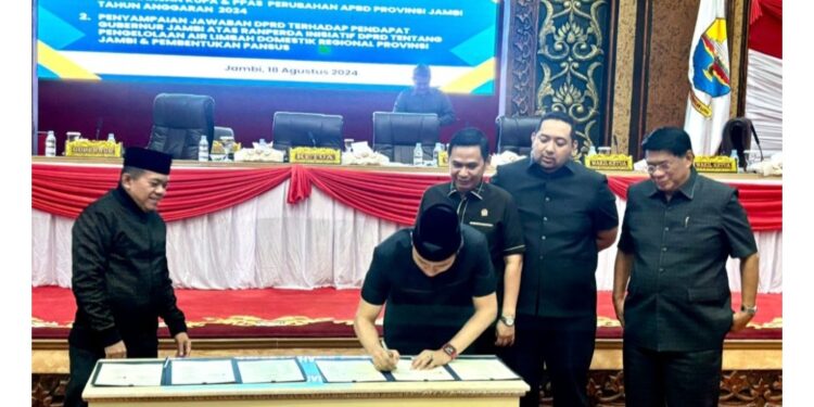 DPRD Provinsi Jambi Gelar Rapat Paripurna KUPA dan PPAS Perubahan APBD 2024