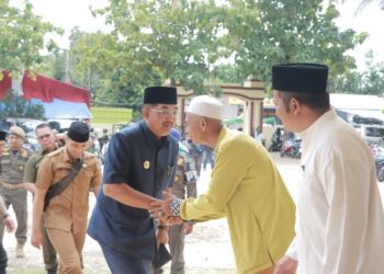Haul Akbar di Masjid Raya Al-Kautsar, Bupati Tanjab Barat Sampaikan Pesan Keagamaan