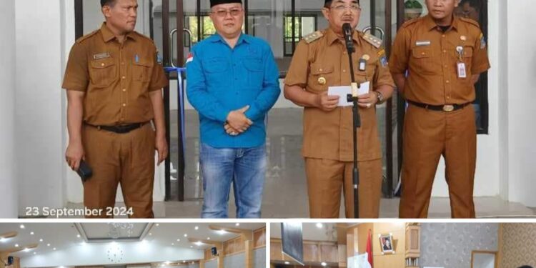 Serahan Bonus Atlet dan Pelatih Berprestasi, Pemkab Diapresiasi KONI Tanjab Barat 