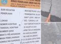 Proyek Pengaspalan Parit Lapis Tanjab Barat Bermasalah, Dana APBD Rp6,3 Miliar Dipertanyakan