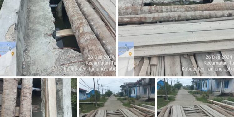 Proyek Dermaga TPI Kualatungkal Picu Keluhan Warga, Gorong-Gorong Hancur