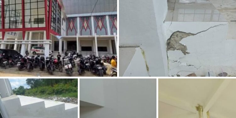 Dana Fantastis, Kualitas Miris: Gedung Sport Center Tanjab Barat Jadi Sorotan