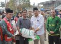 Peduli Korban Kebakaran, Bupati Anwar Sadat Serahkan Bantuan Kebutuhan Pokok