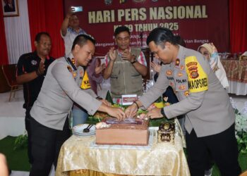 Polres Tanjab Barat dan Media Bersatu: HPN Ke-79 Jadi Momen Kebersamaan