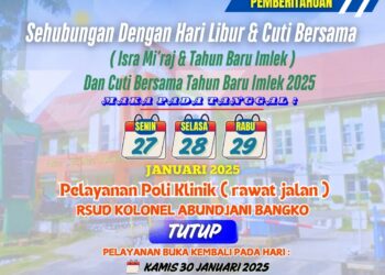 Direktur RSD Bangko Sebut Pemeriksaan KIR Kesehatan P3K dan CPNS Buka Setiap Hari Kerja