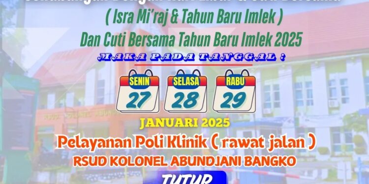 Direktur RSD Bangko Sebut Pemeriksaan KIR Kesehatan P3K dan CPNS Buka Setiap Hari Kerja