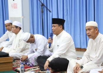 Kegiatan Tausiah Ramadan di Rumah Dinas Bupati Tanjab Barat, Wujud Kebersamaan di Bulan Suci